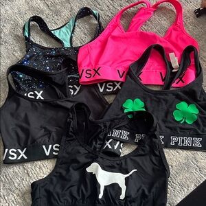 VSX Sports Bra Collection - Black, Pink, Blue